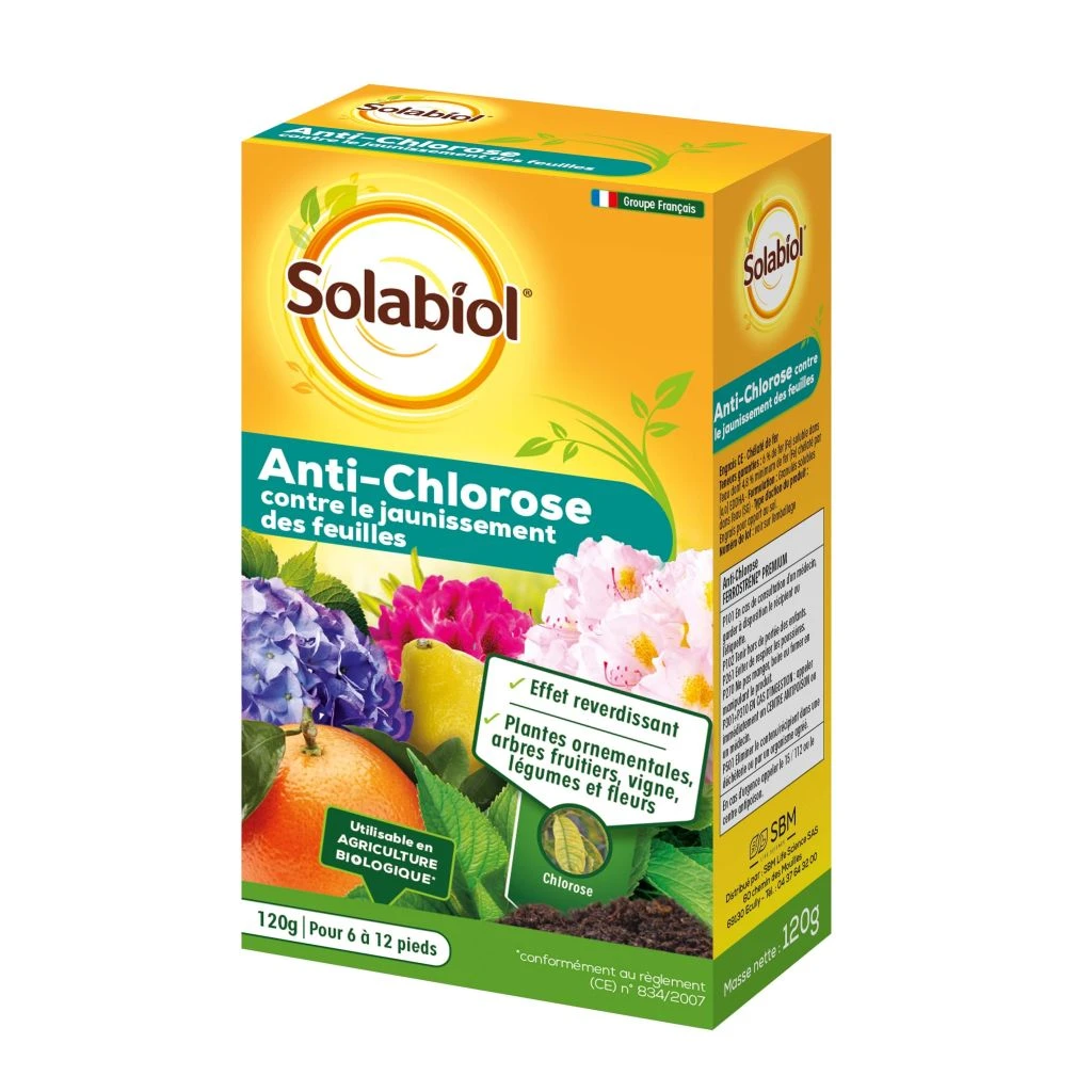 Anti-chlorose Ferrostrène® Solabiol étui De 120g 3 Anti-chlorose Ferrostrène® Solabiol étui De 120g