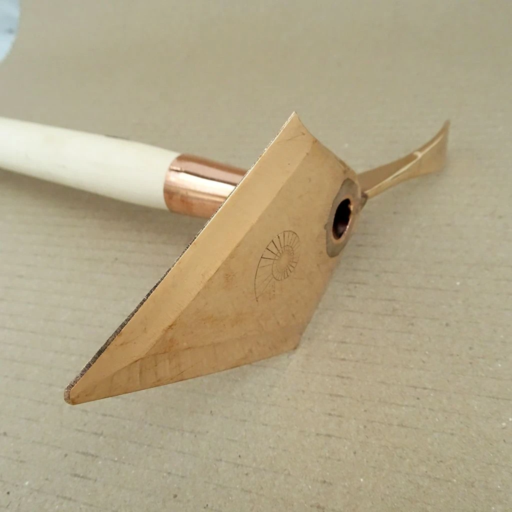 Serfouette à Manche Long Panne Et Langue En Cuivre Modèle Polux - Gamme PKS Bronze 4 Serfouette à Manche Long Panne Et Langue En Cuivre Modèle Polux - Gamme PKS Bronze – Image 2